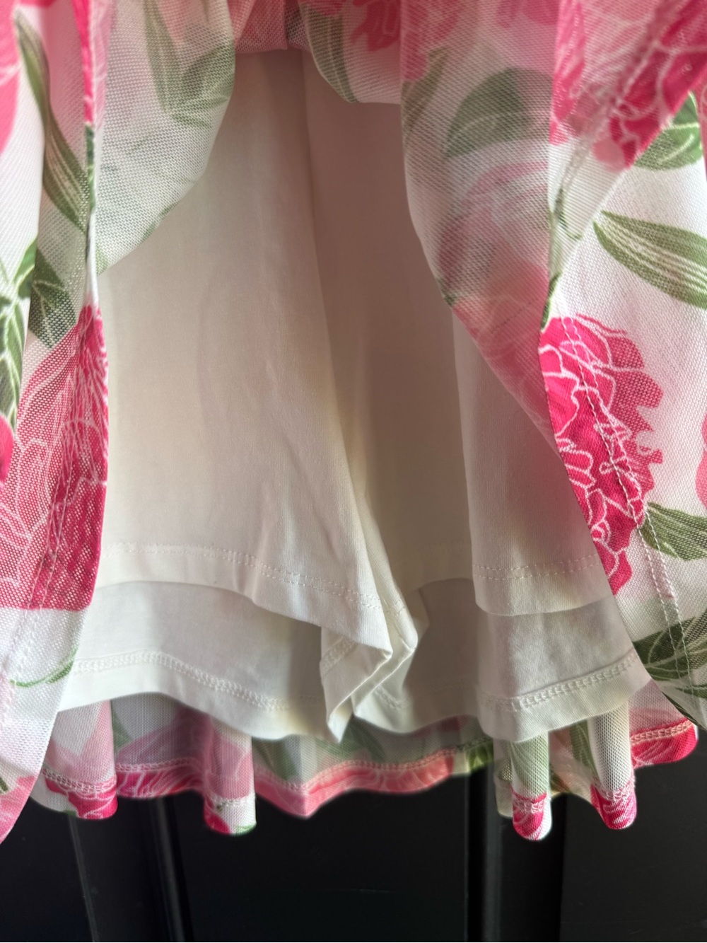 NWT PINK FLORAL MESH ATHLETIC DRESS Size Small - Picture 7 of 16